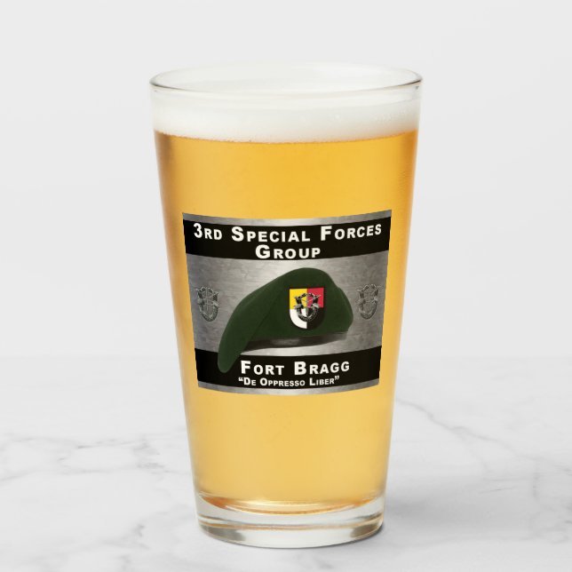 Super Design 3rd Special Forces Group Glass (Front Filled)