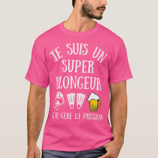 Super Diver Manages Pressure Scuba Diving T-Shirt