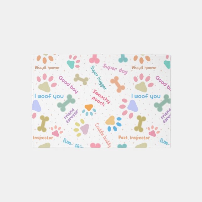 Super dog outdoor rug (Front)