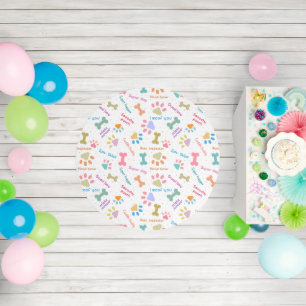 Super dog round rug