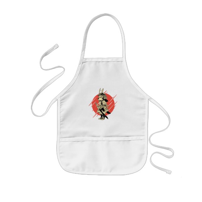 Super Dog Samurai Warrior Kids' Apron (Front)