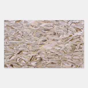 Super Duper Cool OSB Construction Plywood Print Rectangular Sticker