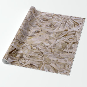 Super Duper Cool OSB Construction Plywood Print Wrapping Paper