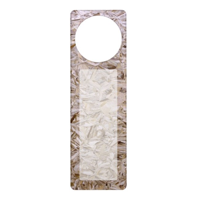 Super Duper Cool OSB Plywood Print Door Hanger (Front)