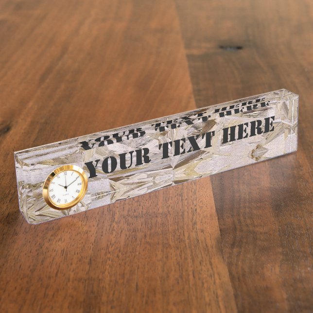 Super Duper Cool OSB Plywood Print Name Plate (Side)