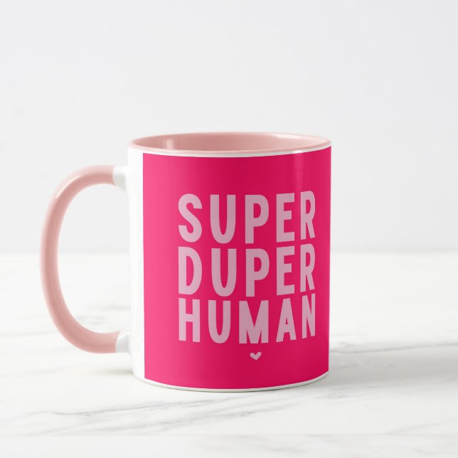Super duper human mug (Left)