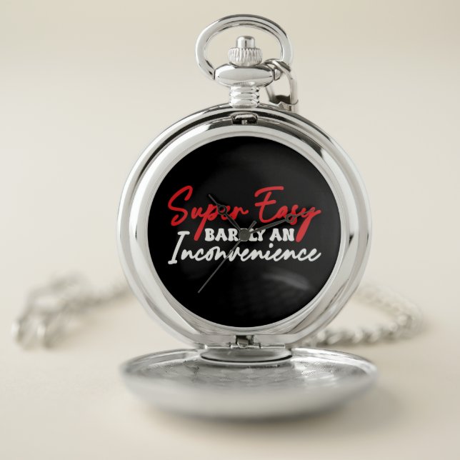 Super Easy Barely An Inconvenience Pocket Watch (Inside)
