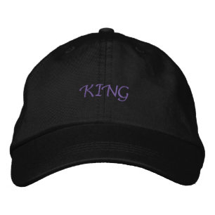 Super Elegant King Handsome-Hat Gift Printed Text Embroidered Baseball Cap