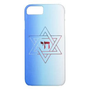 Super Elegant Star of David & Chai iPhone 8/7 Case