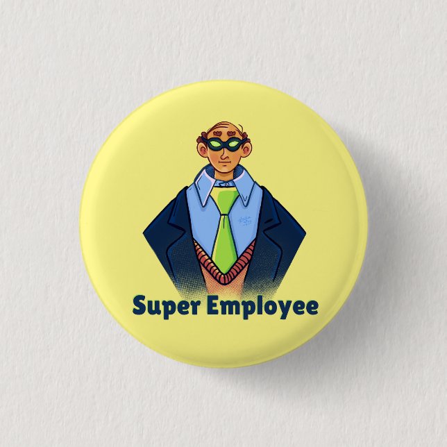 Super Employee Button (Front)