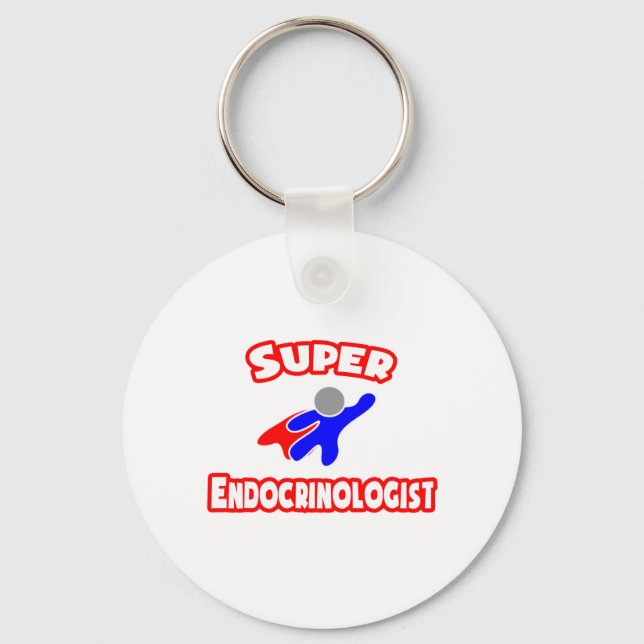Super Endocrinologist Keychain (Front)