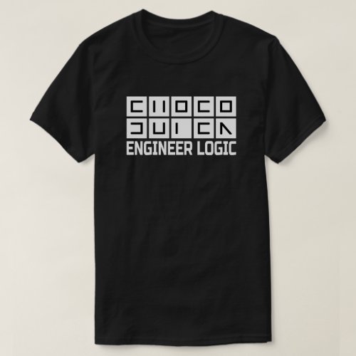 Super engineer logic Black T_Shirt
