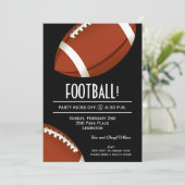 Super Fan Football Game Invitation (Standing Front)