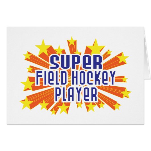 Super Field Hockey Player (Front Horizontal)