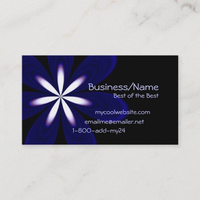 Super Flower Business Card (Front)