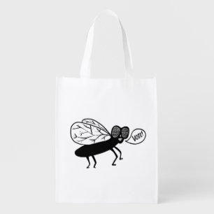 Super Fly says VOTE! Grocery Bag