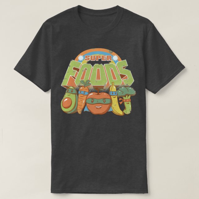 Super Foods  T-Shirt (Design Front)