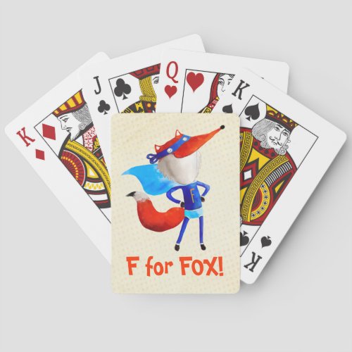 Super Fox Poker Cards