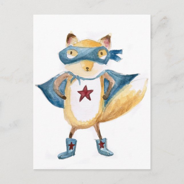 Super Fox! Postcard (Front)