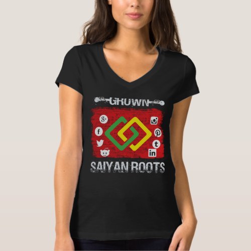 super free traffic grown saiyan roots T_Shirt