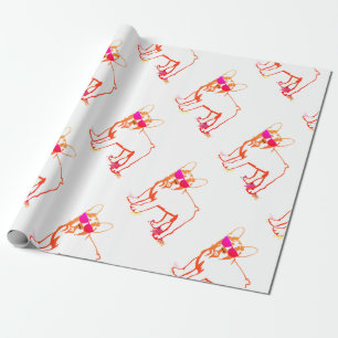 Super Frenchie Bulldog Wrapping Paper