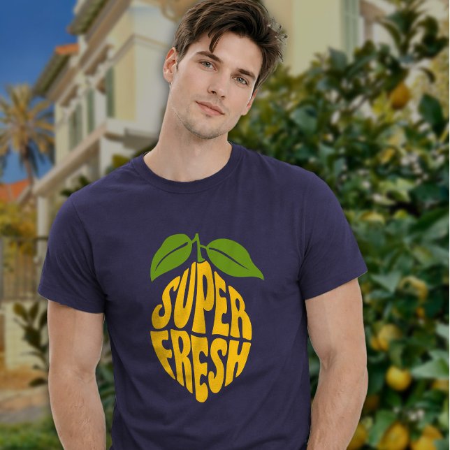 Super fresh lemon fun summer graphic T-Shirt (Creator Uploaded)