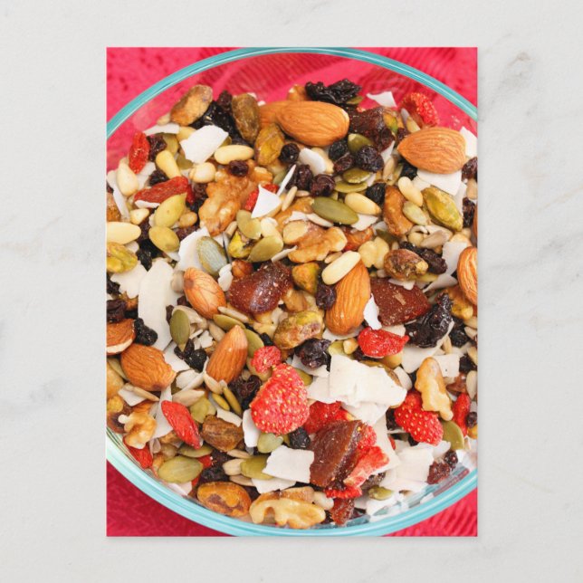 Super Fruit and Nut Mix Postcard (Front)