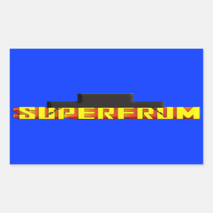 Super Frum Rectangular Sticker