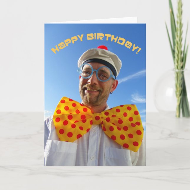 Super Fun Birthday Greeting Card! Card (Front)