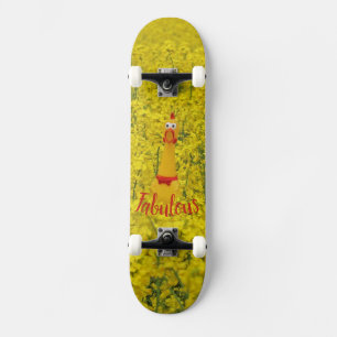 Super Fun Fabulous Chicken Skateboard! Skateboard