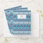 Super Fun Fish And Sailboat Pattern Pocket Folder