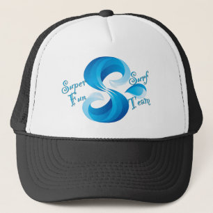 Super Fun Surf Team Dome Protection Trucker Hat
