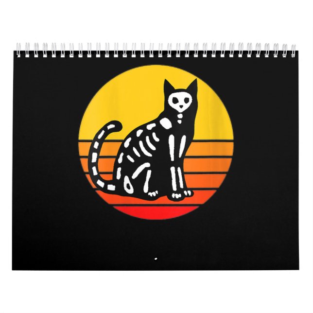Super Funny Scary Black Widow Spider Halloween Calendar (Cover)