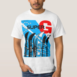 Super-G Ski Winter Sport Snowblade T-Shirt