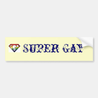 Super Gay Bumper Sticker