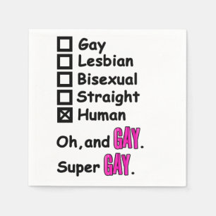 Super Gay Napkins