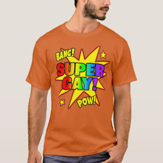 Super Gay Super Power Funny LGB Gay Pride Gift T-Shirt