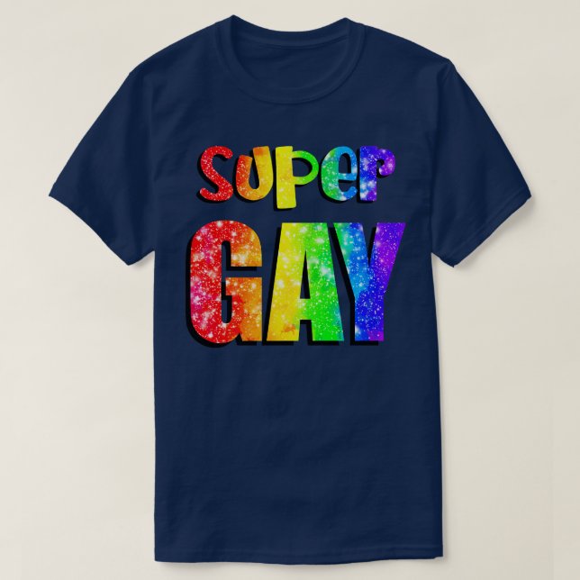 Super Gay T-Shirt (Design Front)