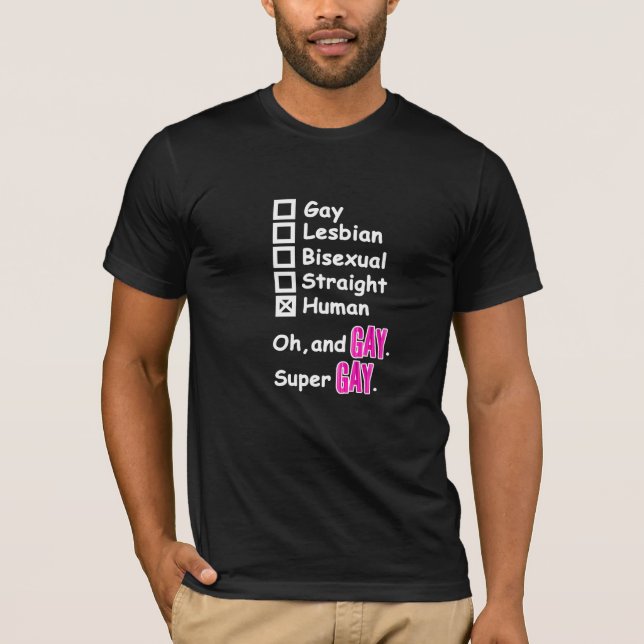 Super Gay T-Shirt (Front)