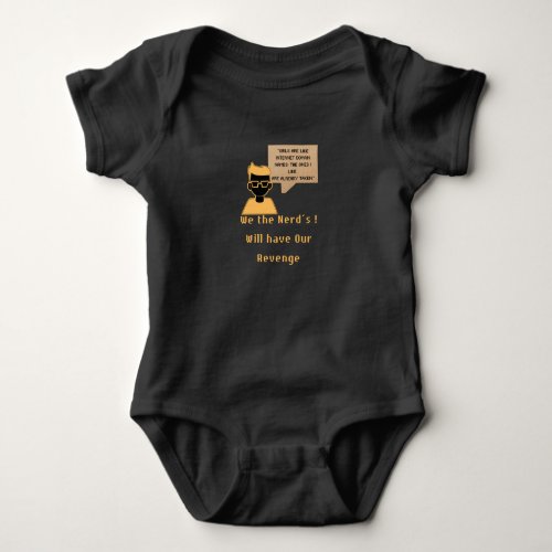 super geek nerd baby bodysuit