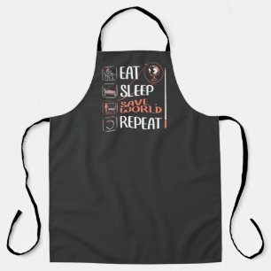Super Geography Teacher Saves World Thank You Gift Apron
