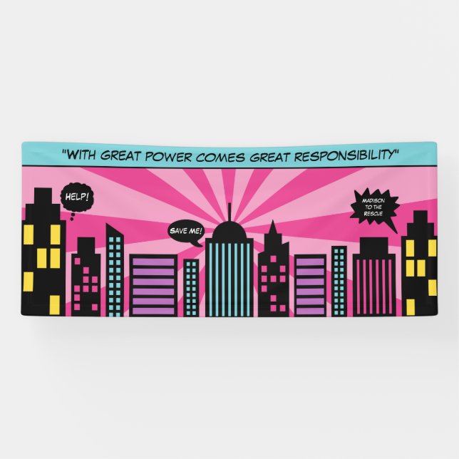 Super Girl Banner (Horizontal)