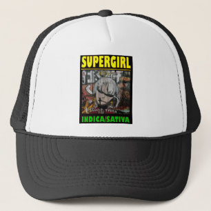 SUPER GIRL INDICA SATIVA TRUCKER HAT