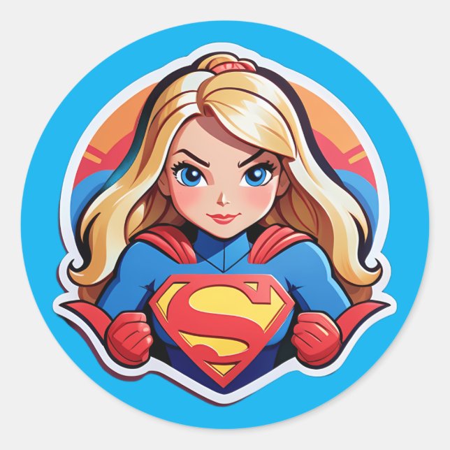 Super Girl Sticker (Front)