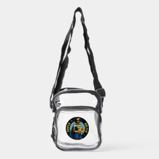 Super Golfer Clear Crossbody Bag