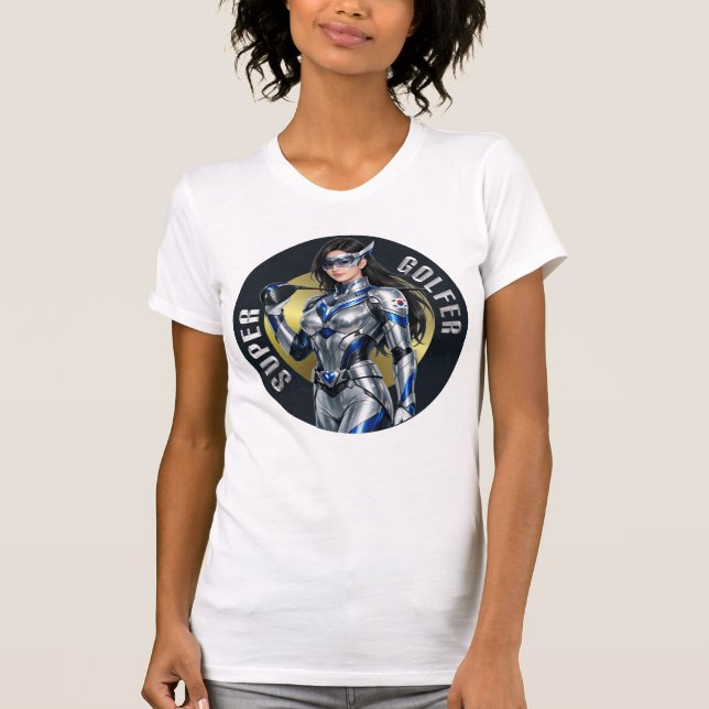 Super Golfer Woman's Golf T-Shirt (Front)