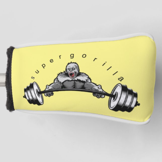 super gorilla   golf head cover (Front)
