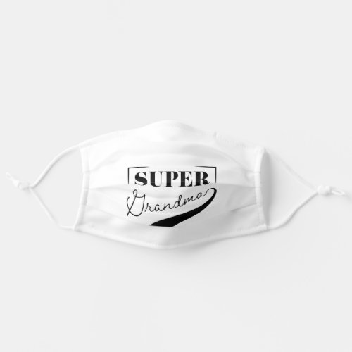 Super Grandma Adult Cloth Face Mask