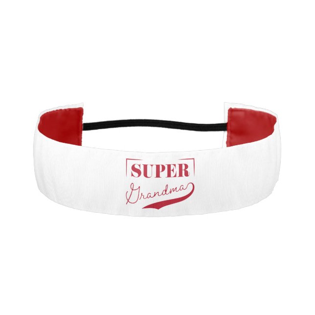 Super Grandma Athletic Headband (Front)