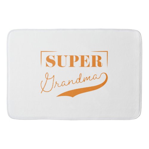 Super Grandma Bath Mat